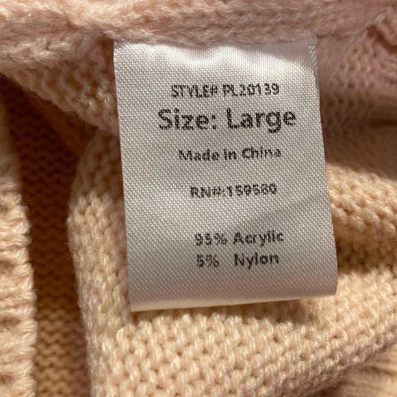 Pink Lily Blush Pom-Pom Sweater - Picture 5 of 7